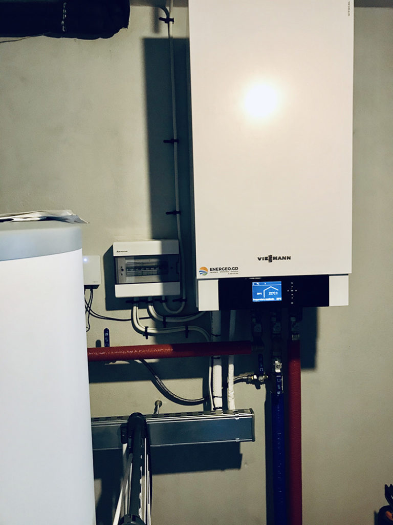 Modernizacja i instalacja pompy ciepła Vitocal 100-S