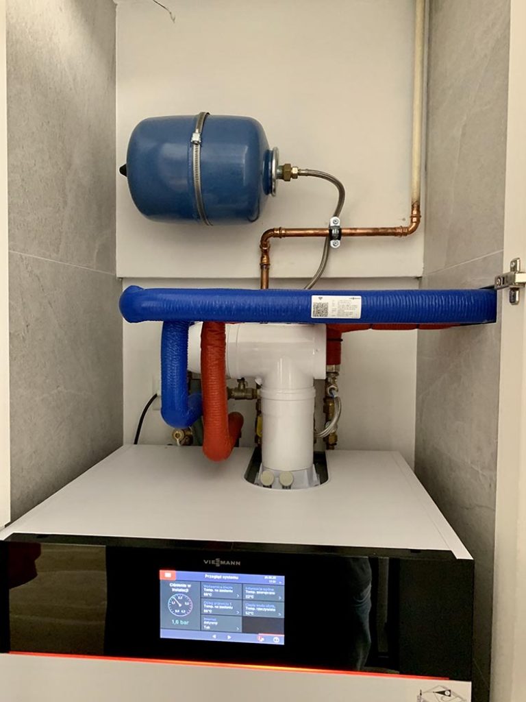 Modernizacja kotłowni i montaż kotła Vitodens 222-F